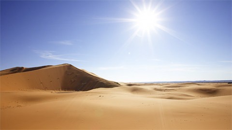 sahara desert sun