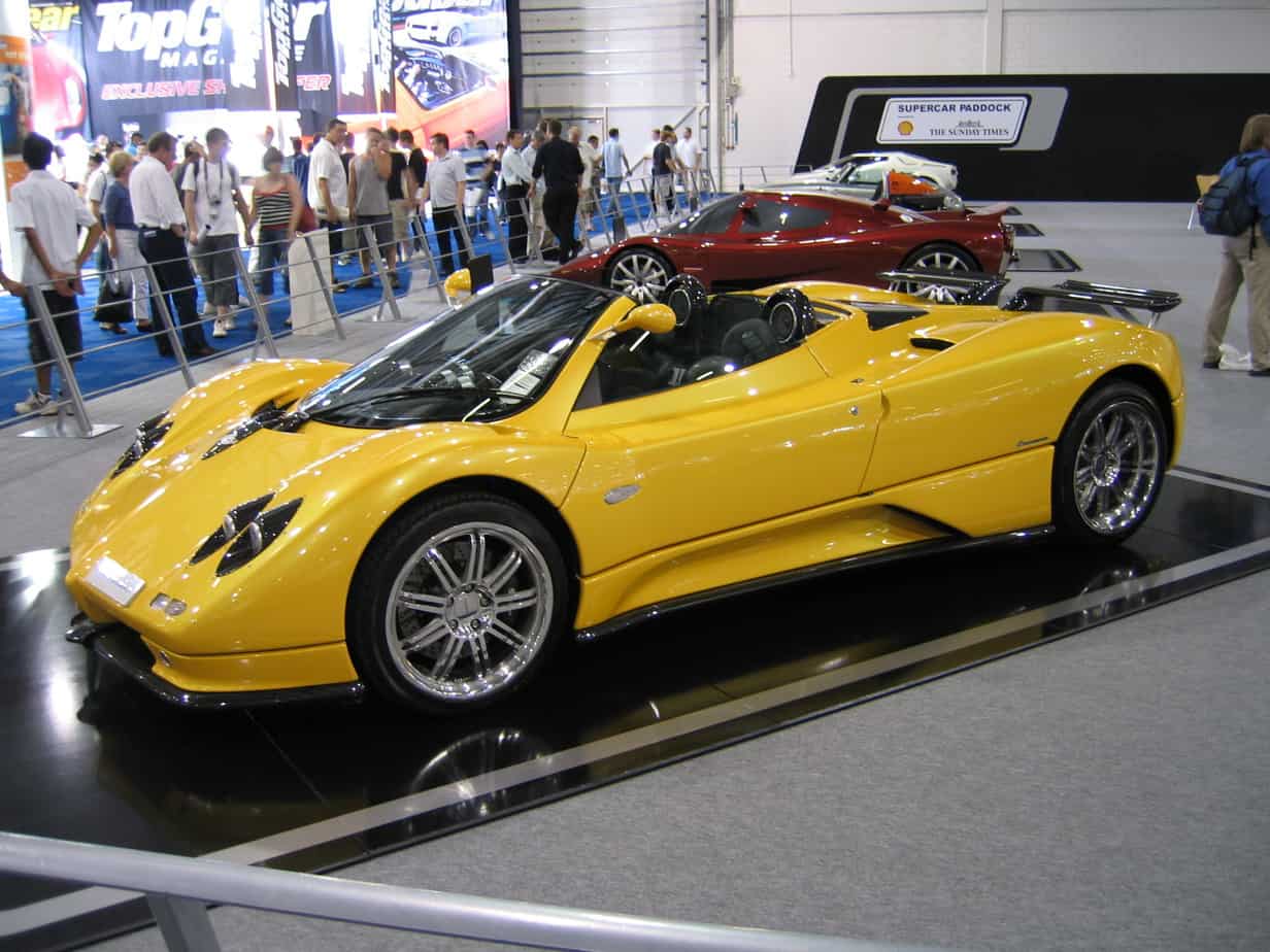 Pagani Zonda Roadster Yellow